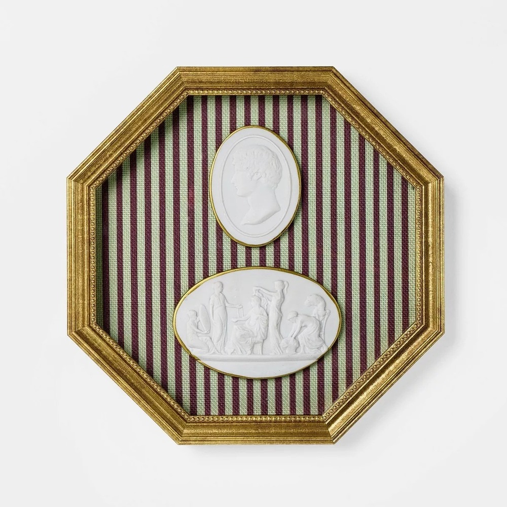 10x10 Intaglio Busts Wall Art - Threshold Studio McGee, Target